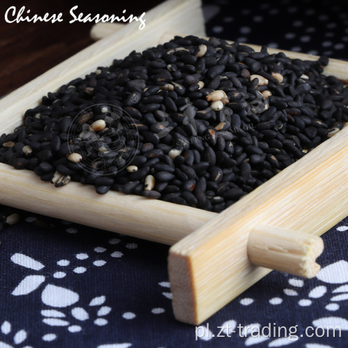 Pieczone organiczne czarne nasiona sezamu 220g